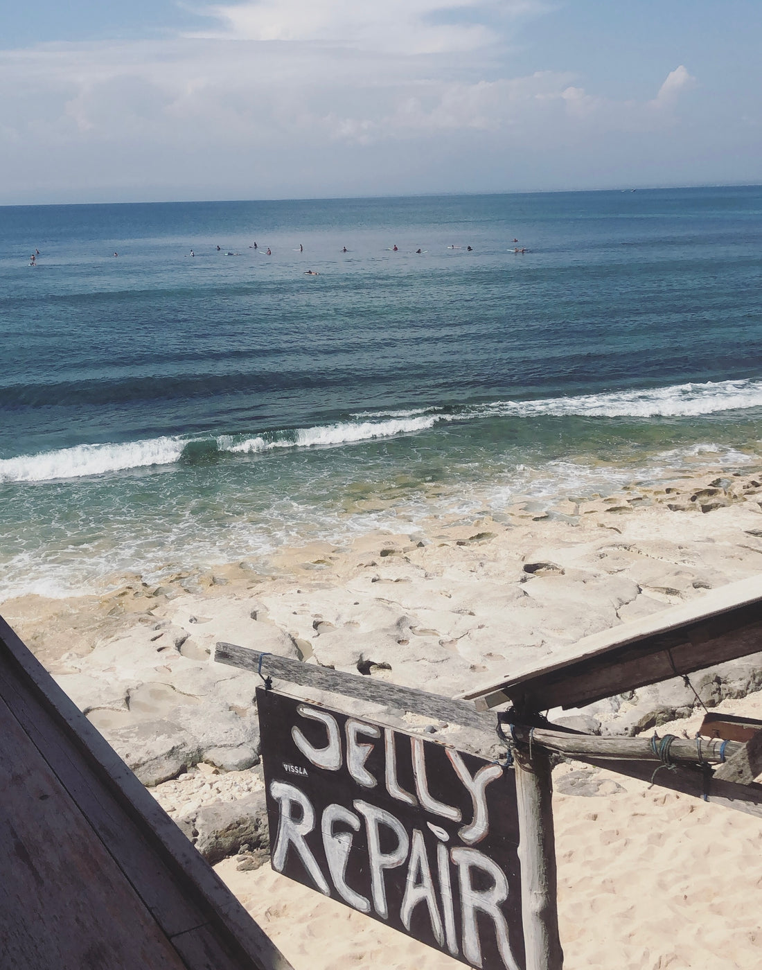 go to the beach...now.