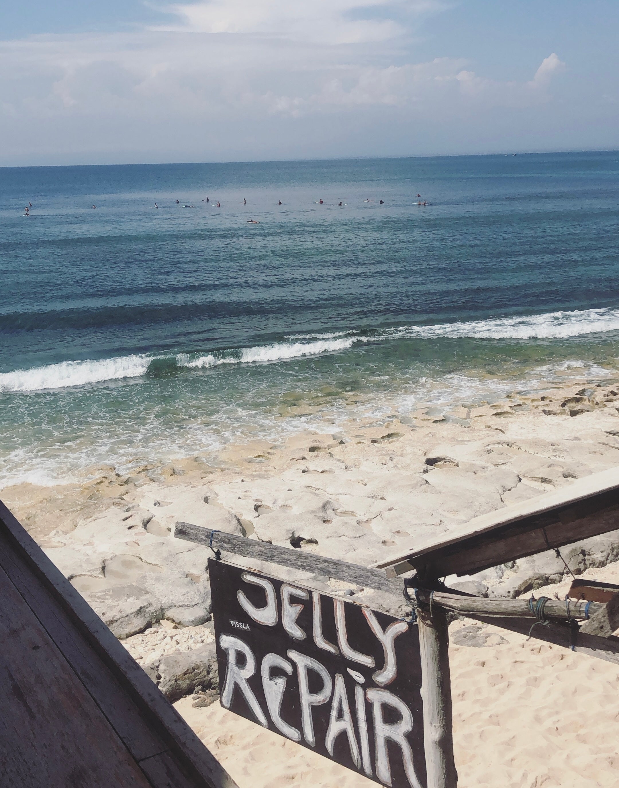 go to the beach...now.